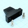 DS1045-22-09BP1, кожух для d-sub разьема. предназначен для защиты от повреждений разъема