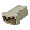 DP-9CB-G, кожух для разъема d-sub 9pin пластиковый серый