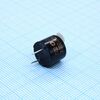 HCM1205X, генератор звука электромагнитный со встроенной схемой +5в, 60 ма, 85 дб, 2.4 кгц, диаметр 12х9 мм
