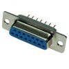 DPS-15F / DBB-15F, разъем d-sub dps-15f/dbb-15f, 15 контактов, пайка в плату