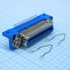 DS1079-F360BS, розетка centronics 36 контактов на плату, прямой угол без скобы