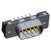 1-338309-2, разъем d sub, 9 контакт(-ов), штекер, da, серия amplimite hd-20, корпус из металла, пайка