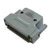 DSUB PLASTIC CASE (DPT-50C), корпус к разъему d-sub пластиковый кожух серый с удлиненными винтами