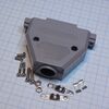 DS1045-37AP1S1-A, кожух для d-sub разьема 37 pin, пластик, серый