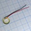 FML-12T-9.2A1-50, пьезо-элемент 9.2khz cсоб=10nf d=12.0 t=0.2 длина выводов 50мм