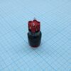 D16LMR1-1ABKR, кнопка без фиксации (5a 250vac), led подсветка 24vdc