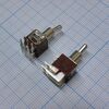MTL-202-2C3, тумблер on-on 2 группы контактов 1.5а, 250в угловой на плату