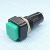 PB-14BGN1-G, кнопка без фиксации 250в1а зеленый (аналог spa-103b4 psw1)