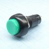 PB-10BGN1-G, кнопка без фиксации 250в 1а зеленый (аналог spa-101b4 psw6d)