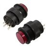 R16-503BD-R NON LOCK, кнопочный переключатель без фиксации, красная led подсветка