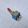 KNX-203-D1, тумблер on-off-on 2 перекл. группы контактов 3а,250в