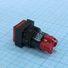 D16LMS1-1ABOR, d16lms1-1abor, переключатель кнопочный без фиксации 250в/5а