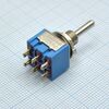 MTS-213, тумблер on-off-(on) 2 группы контактов 3а 250в