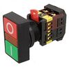 3SA12-30E-11FSWD, кнопочный переключатель серии 3sa12, no - nc, неоновая лампа, 600в, 10а