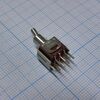 MTL-203-2C2T, тумблер on-off-on 2 группы контактов 1.5а, 250в прямой на плату