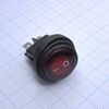 DS WR-3107 4P влагозащ. красн., 2 полож. 4конт. 250v/6a ac влагозащита