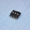 DM-03-V, движковый переключатель 3 группы smd монтаж 2.54мм 25ма 24в