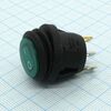 DS WR-3107 3P влагозащ. зел, 2 полож. 2+1конт(4.8) 250v/6a ac влагозащита