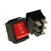 IRS-203-1C ON-OFF-ON, клавишные переключатели на 3 положения on-off-on 6pin с подсветкой, 250в 15а