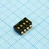 DS1040-02-04SBWR, переключатель dip 4 группы 0.025а 24в шаг 2,54 с утопленным движком, с пленкой в катушках smd монтаж