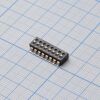 DM-08-V, движковый переключатель 8 групп smd монтаж 2.54мм 25ма 24в