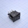 DS RWB-202-1, 2 положения клавиши, 2 группы переключающих контактов, 250vac 6a, ширина контакта 4.8мм