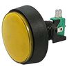 GMSI-1B-C NO(NC)+NC(NO) YELLOW, кнопка круглая с led подсветкой, цвет желтый, диаметр 60.5мм, посадочное отверстие 23.5мм, 5а/250в
