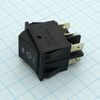 DS SC-767 ON-OFF-ON, клавишный переключатель, 3 положения клавиши, 2 переключающих группы(6 контактов) 250v/16a ac без фиксации в крайних положениях