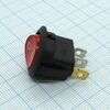 DS KCD18-101 Ч/К (SWR 3107), 2 полож. 2+1конт(4.8) 250v/6a ac
