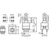 PSW-3 с/ф, переключатель кнопочный i=0,1 a напряжение, в: 30