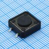 1243SHIM-160G-G, кнопка тактильная 12х12х4,3мм 4 pin smd