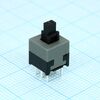 MPS-850N-G, кнопочный переключатель без фиксации 8,5х8,5мм 100ma 30vdc, 6pin