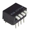 1571999-6, переключатель dip 4 позиции 24в 0,1а, 2.54mm, угловой