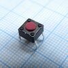DTS-61R-V, кнопка тактильная 6х6 h=4.3мм 2.6n