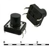 KAN1211-1001B 12X12X10 MM, кнопка тактильная kan1211-1001b,12x12x10 мм
