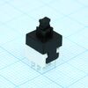 MPS-800N-G, кнопочный переключатель без фиксации 8х8мм 100ма 30в 6pin (b170h)