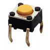 B3F3102, кнопка тактильная 6х6мм угловая h=0.9mm усилие нажатия 1.47n(150гр) 0.05а 24в монтаж в отверстие