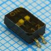 218-2LPST, переключатель dip on 2 группы 0.025а 24в 1000 циклов шаг 1.27мм smd туба