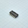 DMR-05-V, движковый переключатель 5 групп smd монтаж 2.54мм 25ма 24в
