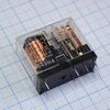 G2R-2-24DC, универсальное реле, серия g2r, силовое, без защелки, dpdt, 24в dc, 5а