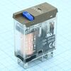 607-2CC-DM 24VDC, реле в колодку. упр.: 24vdc, потр. мощн.: 0.53w. тестовая кнопка. комм.:10а 250vac/30vdc, конт.: 2 перекидных, размер (lxwxh) мм: 28.7 х 12.5 х 34.5