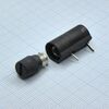 502.740, держатель предохранителя 5х20mm, закрытого типа, монтаж на плату горизонтально, расстояние между ножками 12,5mm, крышка байонетная, 250v 10a