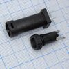 3101.0045, держатель предохранителя 5*20mm, закрытого типа, монтаж на плату вертикальный