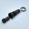 502.610, держатель предохранителя 5х20mm, закрытого типа, монтаж на панель на резьбе, 250v, 6,3a, соединение крышки резьбовое