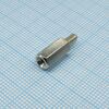 H-L1100-1700-5-03-1N1W, стойка латунная для печатной платы, шестигранная, м3, 11мм, отверстие- винт