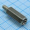 H-L1400-2000-5-03-1N1W, стойка латунная для печатной платы, шестигранная, м3, 14мм, отверстие- винт