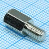 H-L0800-1400-5-04-1N1W, стойка латунная для печатной платы, шестигранная, м4, 8мм, отверстие- винт