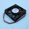 RQD 6015MS 24VDC, вентилятор 24в 60x60х15мм, 4900 об/мин., 39м3/час, 28.5дб, подшипник скольжения, тип вывода - провод