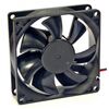 RQD 8025HS 12VDC, вентилятор 12в 80x80х25мм, 3600 об/мин., 66.3м3/час, 29.5дб, подшипник скольжения, тип вывода - провод