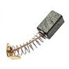BRUSH 6.5X7.5X14 SPRING, щетка графитовая для электродвигателя, медный провод на пружине, контакт латунь